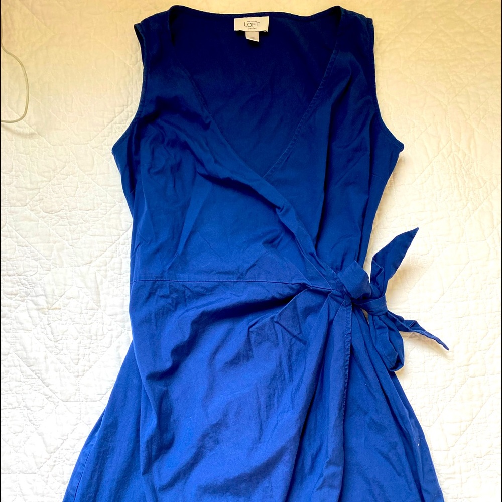 Blue cocktail dress